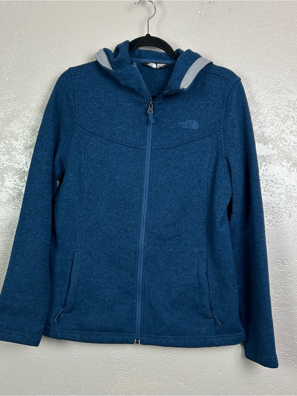The North Face Women's Teal Blue Full-Zip Hooded Utility Jacket